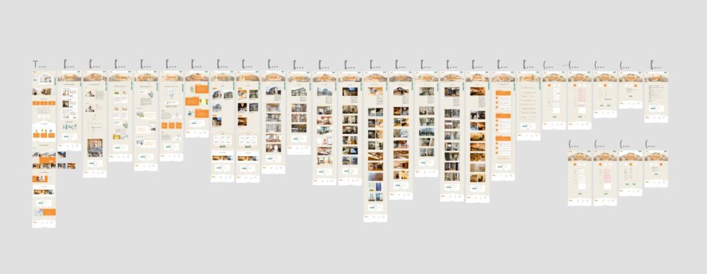 工務店サイトのデザインカンプ